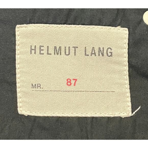 12-95 HELMUT LANG Men's Mr.87 Jeans Straight Coal Wash Black Size 30 - Picture 6 of 10